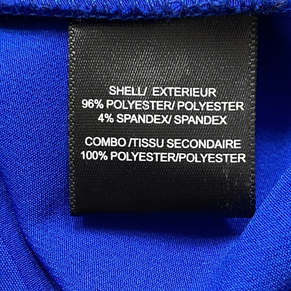 BADGLEY MISCHKA Royal Blue Crop Blouse Size 2 - Picture 6 of 6